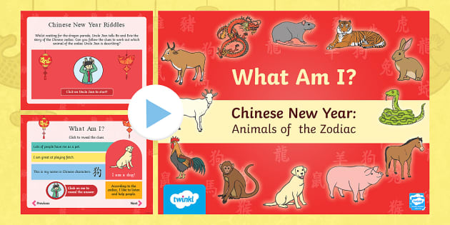 Chinese New Year: Guess the Animal of the Chinese Zodiac PowerPoint